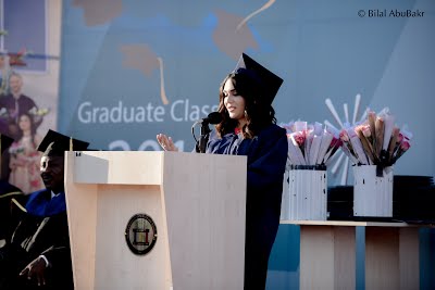 Roza Shorsh Ali's (the top GPA university student) Speech.